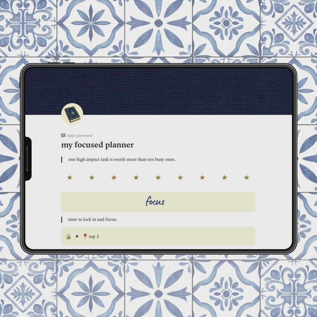 The Focused Planner (Digital)