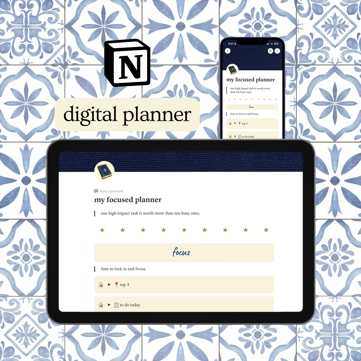 The Focused Planner (Digital)