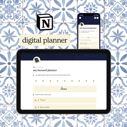 The Focused Planner (Digital)