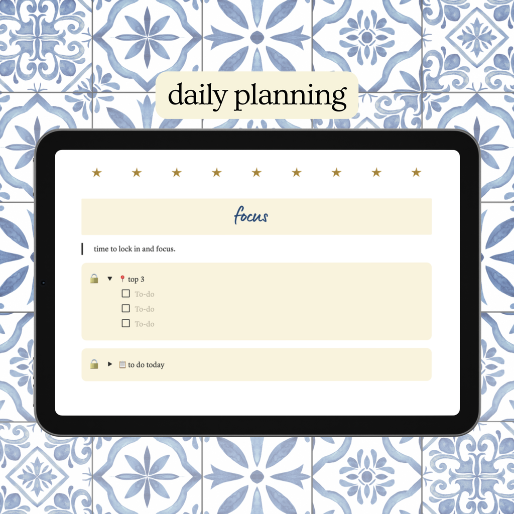 The Focused Planner (Digital)
