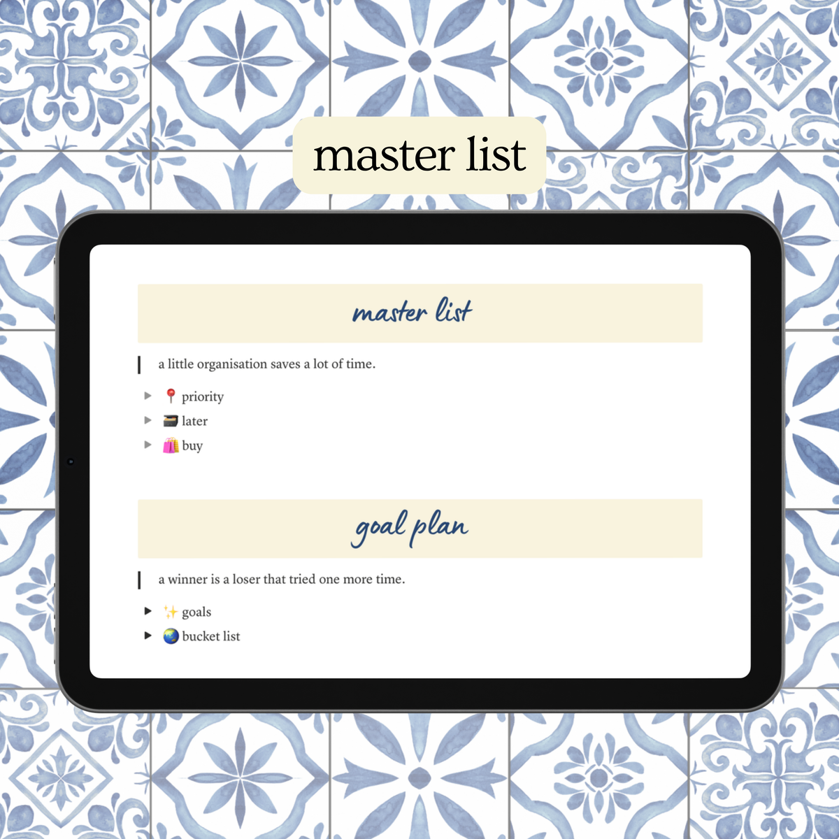 The Focused Planner (Digital)