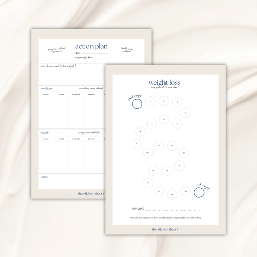 Weight Loss Tracker & Action Plan